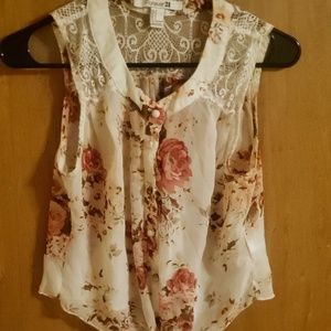 Forever 21 Floral Tank